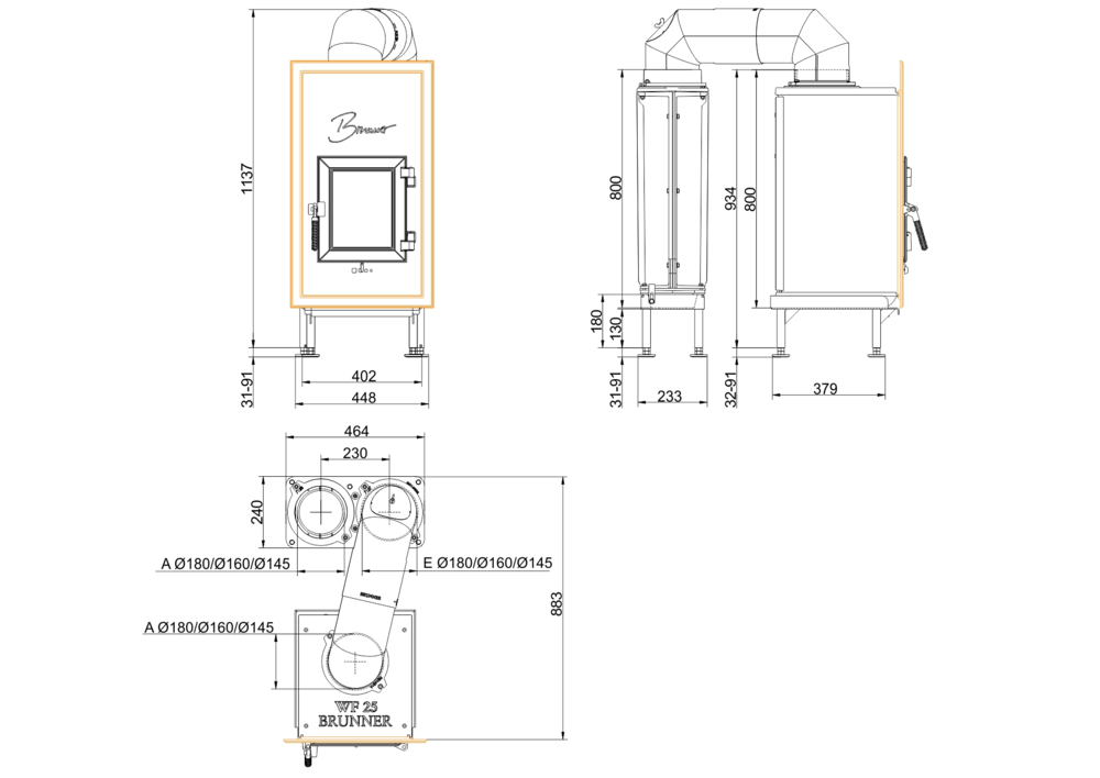 Brunner WF 25 mit GNF 8 hinten