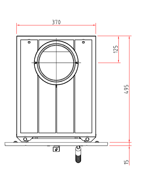 Schmid Concept 9 Maßzeichnung Draufsicht