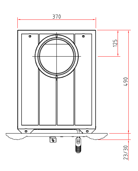 Schmid Creation 9 Maßzeichnung Draufsicht