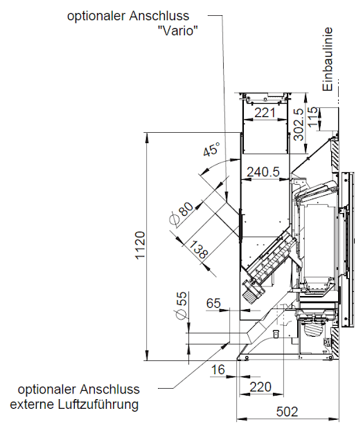 Wodtke PE Nova Air+ Seitenansicht