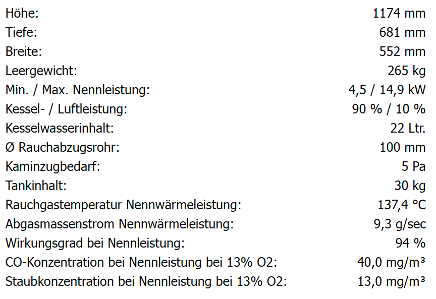 Livo Aqua Plus technische Daten